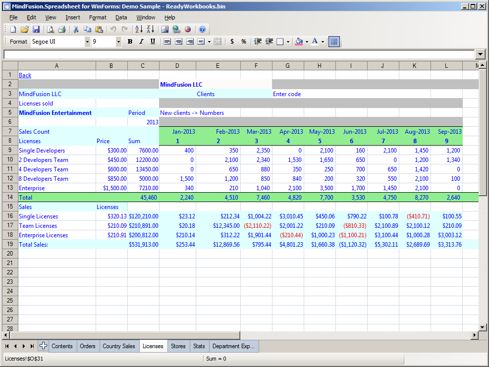 Spreadsheet for WinForms - Visual Studio Marketplace